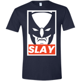 T-Shirts Navy / X-Small SLAY Men's Semi-Fitted Softstyle