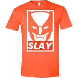 T-Shirts Orange / S SLAY Men's Semi-Fitted Softstyle