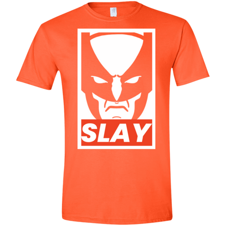 T-Shirts Orange / S SLAY Men's Semi-Fitted Softstyle