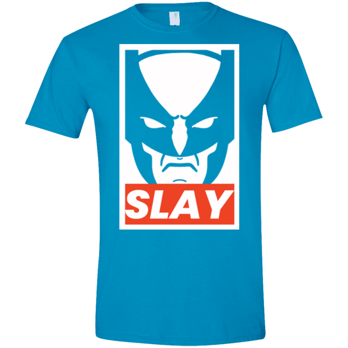 T-Shirts Sapphire / S SLAY Men's Semi-Fitted Softstyle