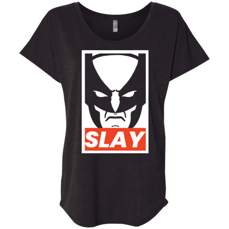 T-Shirts Vintage Black / X-Small SLAY Triblend Dolman Sleeve