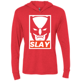 T-Shirts Vintage Red / X-Small SLAY Triblend Long Sleeve Hoodie Tee