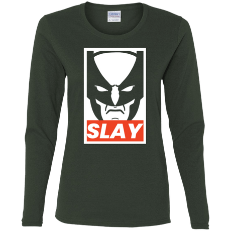 T-Shirts Forest / S SLAY Women's Long Sleeve T-Shirt