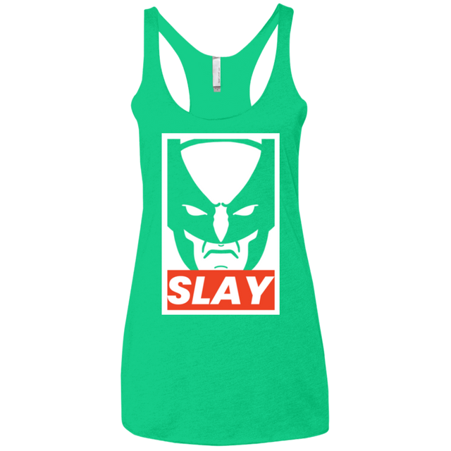 T-Shirts Envy / X-Small SLAY Women's Triblend Racerback Tank