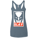 SLAY Women's Triblend Racerback Tank