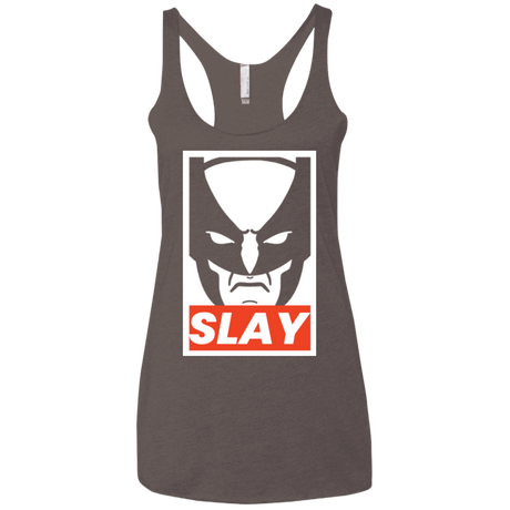 T-Shirts Macchiato / X-Small SLAY Women's Triblend Racerback Tank