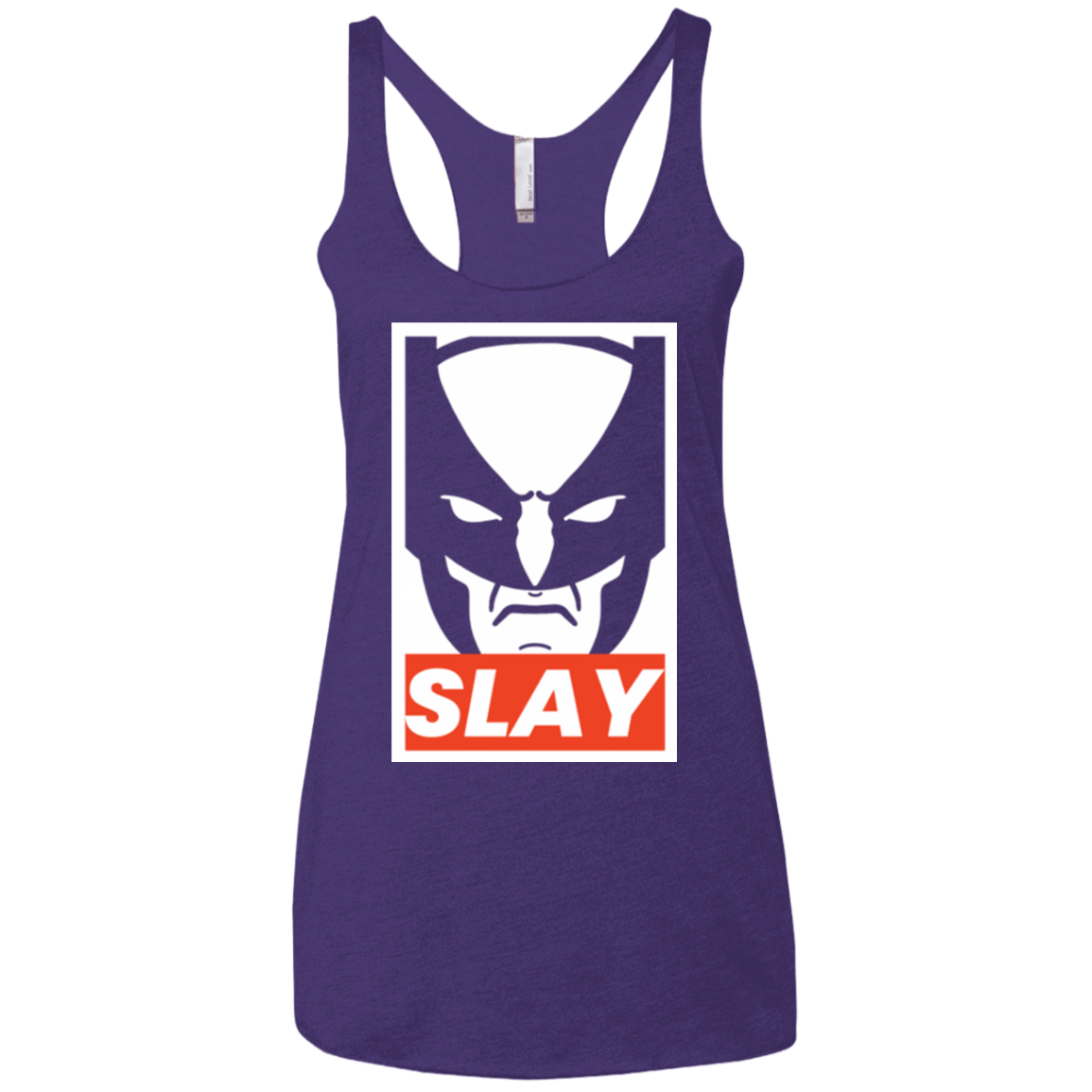 T-Shirts Purple Rush / X-Small SLAY Women's Triblend Racerback Tank