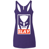 T-Shirts Purple Rush / X-Small SLAY Women's Triblend Racerback Tank
