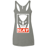 T-Shirts Venetian Grey / X-Small SLAY Women's Triblend Racerback Tank