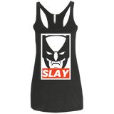 T-Shirts Vintage Black / X-Small SLAY Women's Triblend Racerback Tank