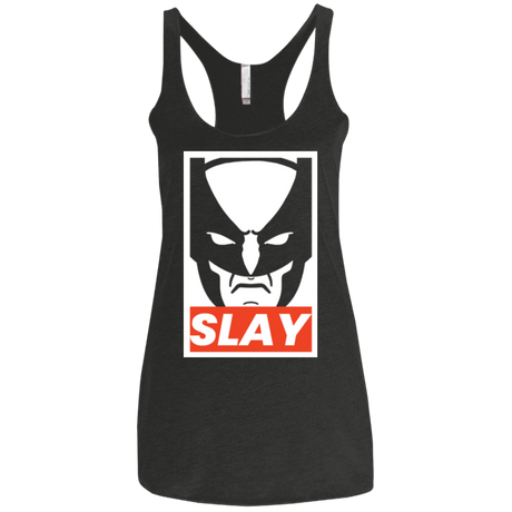 T-Shirts Vintage Black / X-Small SLAY Women's Triblend Racerback Tank