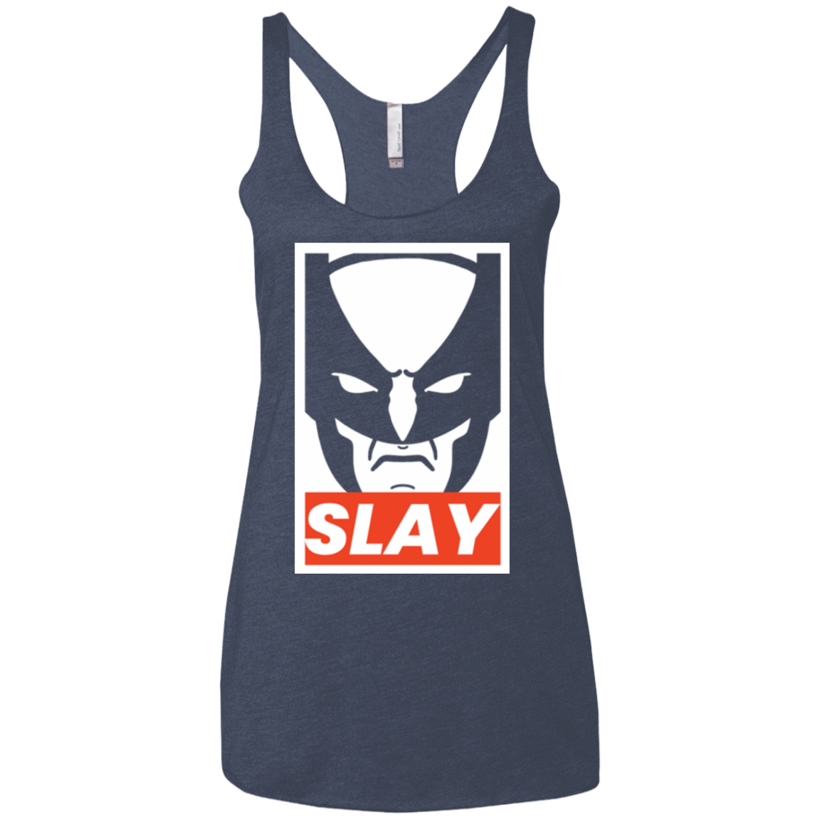 T-Shirts Vintage Navy / X-Small SLAY Women's Triblend Racerback Tank