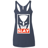 T-Shirts Vintage Navy / X-Small SLAY Women's Triblend Racerback Tank