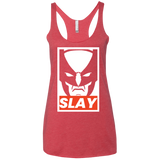T-Shirts Vintage Red / X-Small SLAY Women's Triblend Racerback Tank