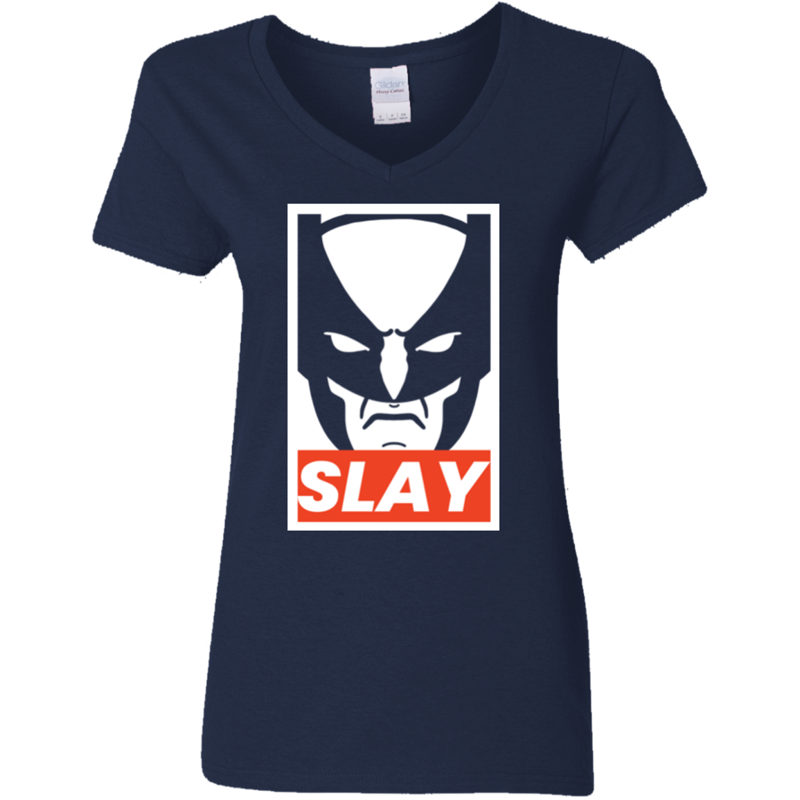 T-Shirts Navy / S SLAY Women's V-Neck T-Shirt