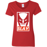 SLAY Women's V-Neck T-Shirt