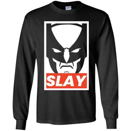 T-Shirts Black / YS SLAY Youth Long Sleeve T-Shirt