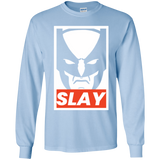 T-Shirts Light Blue / YS SLAY Youth Long Sleeve T-Shirt
