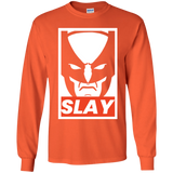 T-Shirts Orange / YS SLAY Youth Long Sleeve T-Shirt