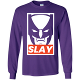 T-Shirts Purple / YS SLAY Youth Long Sleeve T-Shirt