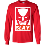 T-Shirts Red / YS SLAY Youth Long Sleeve T-Shirt