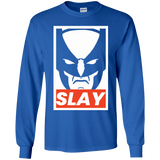 T-Shirts Royal / YS SLAY Youth Long Sleeve T-Shirt
