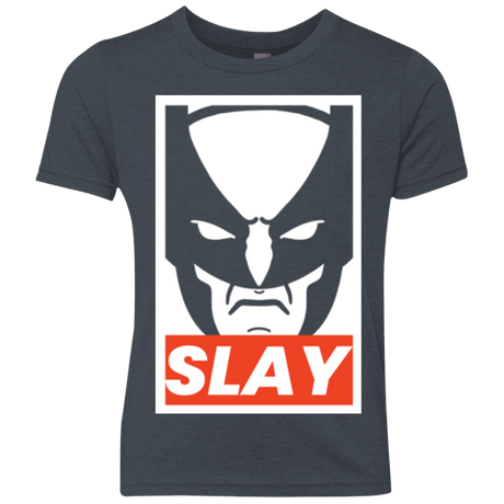 T-Shirts Vintage Navy / YXS SLAY Youth Triblend T-Shirt