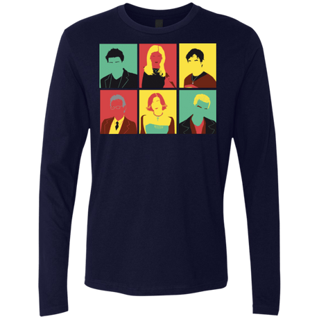 T-Shirts Midnight Navy / Small Slayer pop Men's Premium Long Sleeve