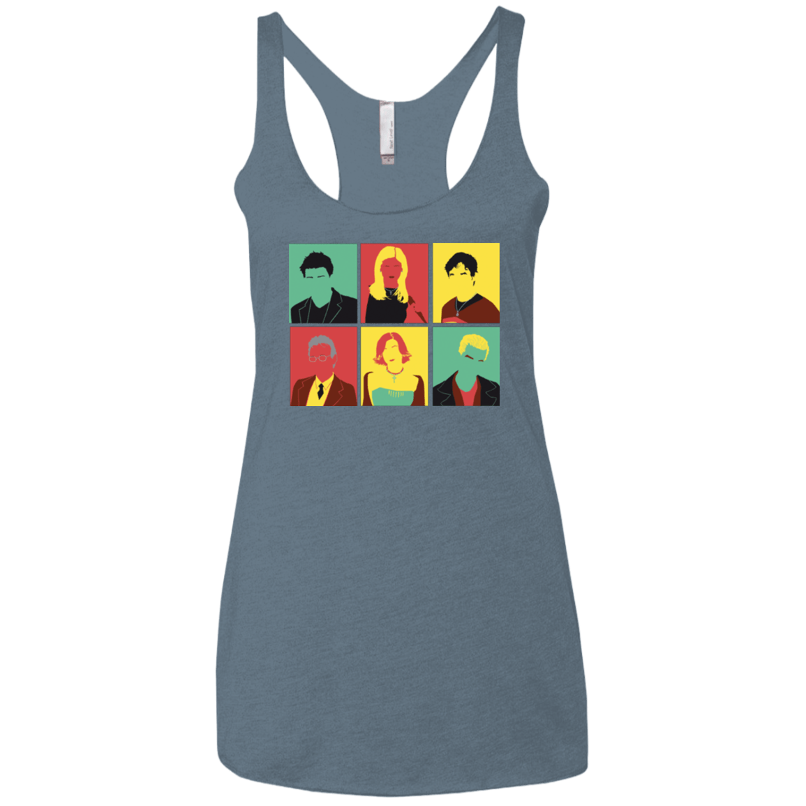 T-Shirts Indigo / X-Small Slayer pop Women's Triblend Racerback Tank