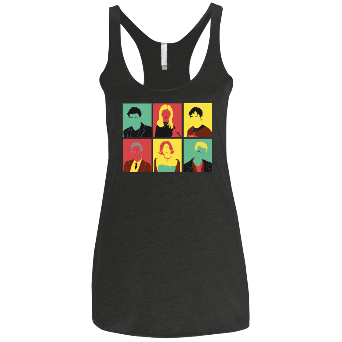 T-Shirts Vintage Black / X-Small Slayer pop Women's Triblend Racerback Tank