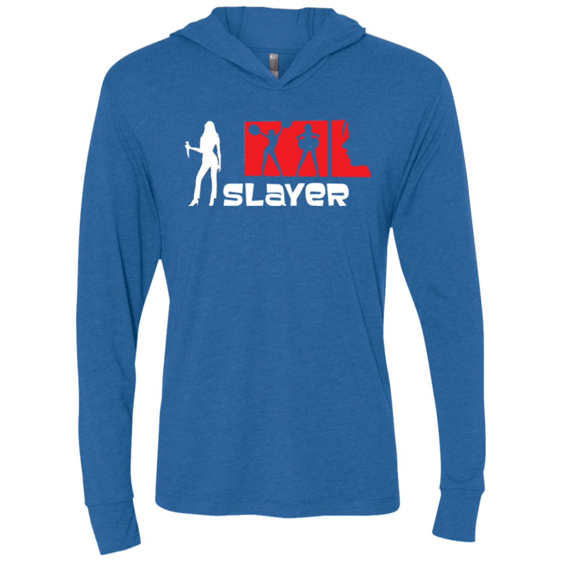 Slayer Triblend Long Sleeve Hoodie Tee