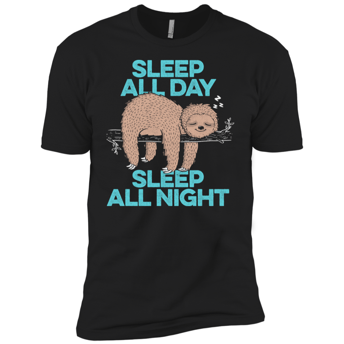 T-Shirts Black / YXS Sleep All Day All Night Boys Premium T-Shirt
