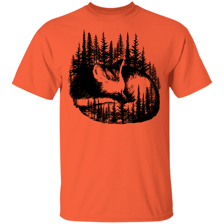 T-Shirts Orange / YXS Sleeping Fox Youth T-Shirt
