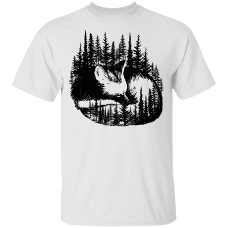 T-Shirts White / YXS Sleeping Fox Youth T-Shirt
