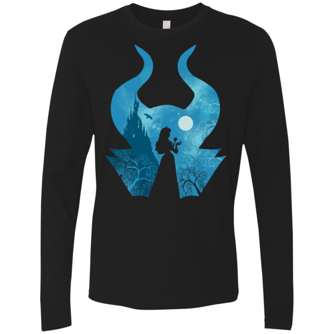 T-Shirts Black / S Sleeping Portrait Men's Premium Long Sleeve
