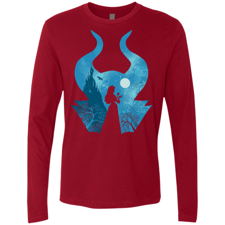 T-Shirts Cardinal / S Sleeping Portrait Men's Premium Long Sleeve