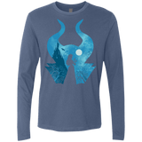 T-Shirts Indigo / S Sleeping Portrait Men's Premium Long Sleeve