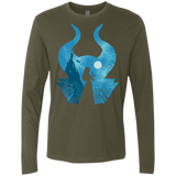 T-Shirts Military Green / S Sleeping Portrait Men's Premium Long Sleeve