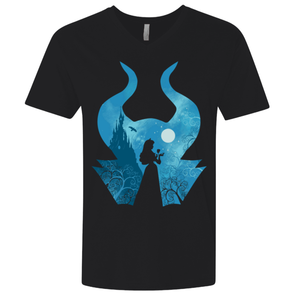 T-Shirts Black / X-Small Sleeping Portrait Men's Premium V-Neck