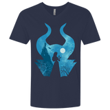 T-Shirts Midnight Navy / X-Small Sleeping Portrait Men's Premium V-Neck