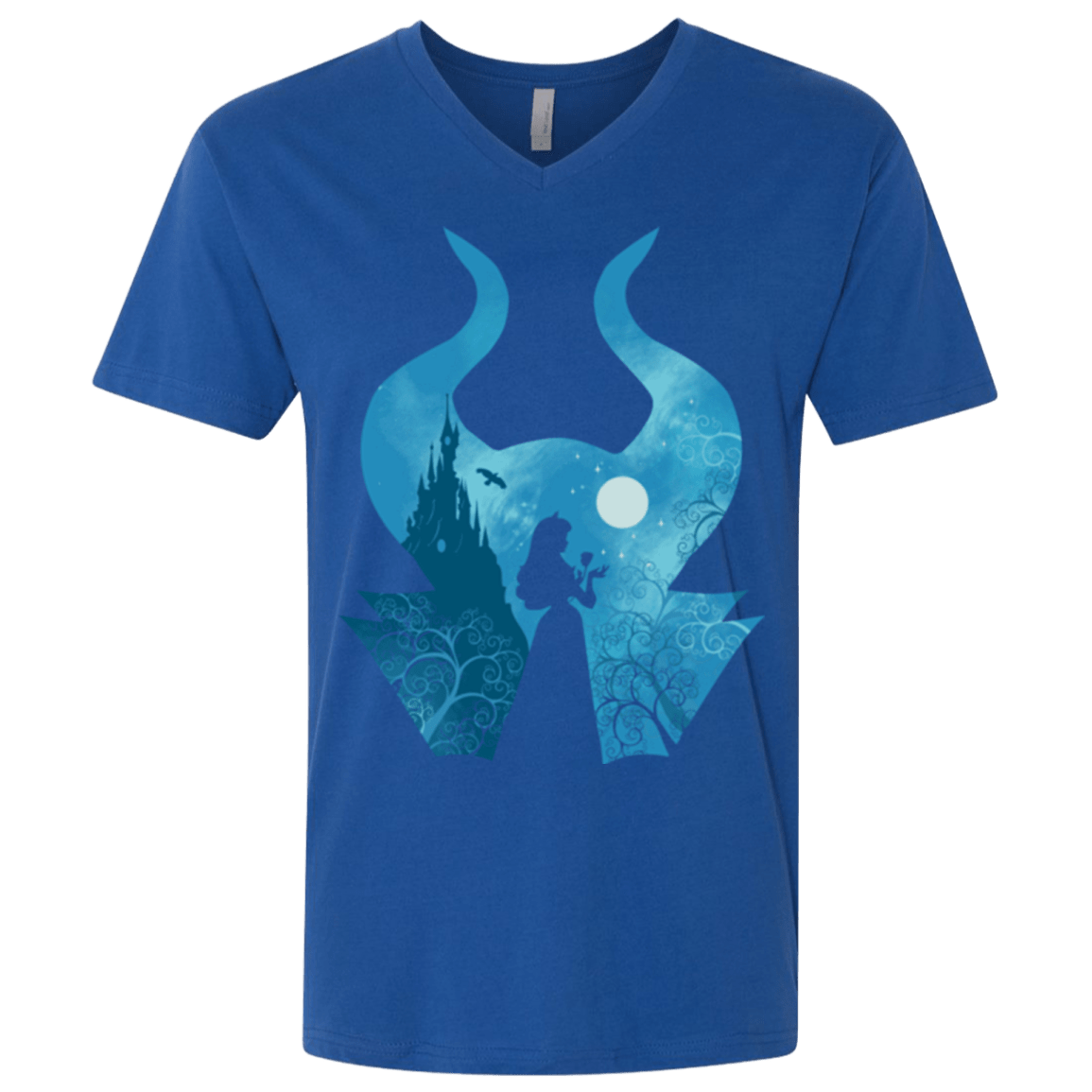 T-Shirts Royal / X-Small Sleeping Portrait Men's Premium V-Neck