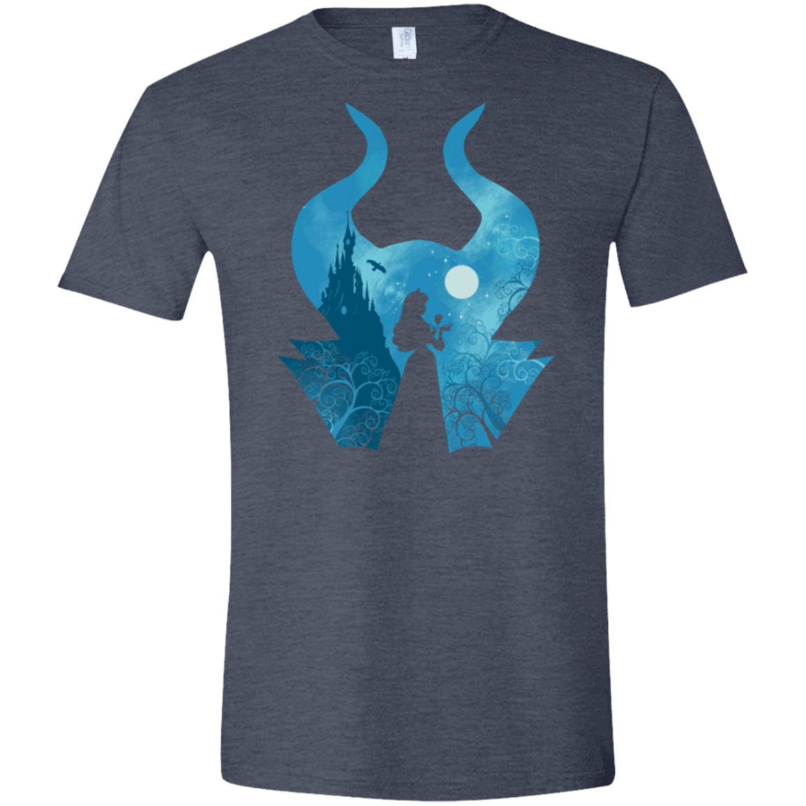 T-Shirts Heather Navy / S Sleeping Portrait Men's Semi-Fitted Softstyle