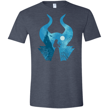 T-Shirts Heather Navy / S Sleeping Portrait Men's Semi-Fitted Softstyle