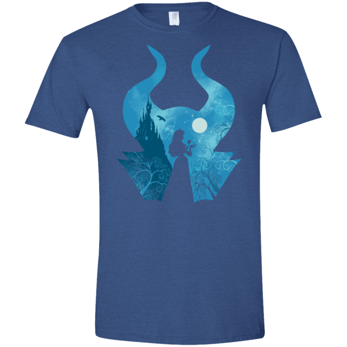 T-Shirts Heather Royal / X-Small Sleeping Portrait Men's Semi-Fitted Softstyle