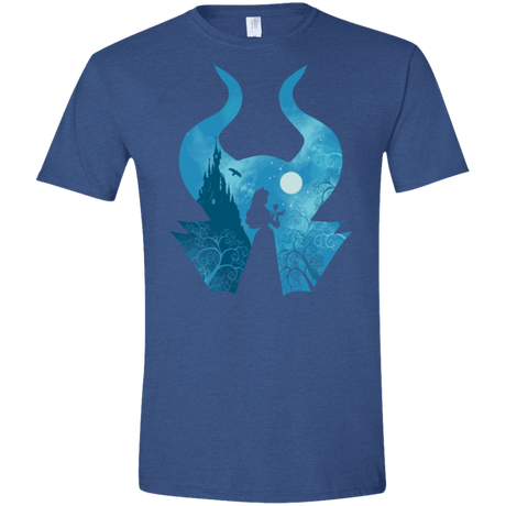 T-Shirts Heather Royal / X-Small Sleeping Portrait Men's Semi-Fitted Softstyle