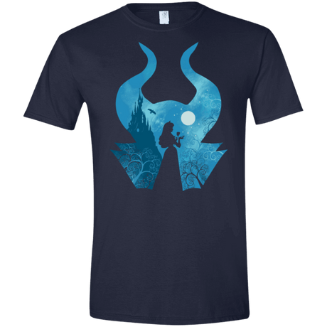 T-Shirts Navy / X-Small Sleeping Portrait Men's Semi-Fitted Softstyle