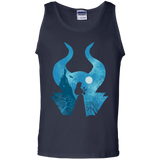 T-Shirts Navy / S Sleeping Portrait Men's Tank Top