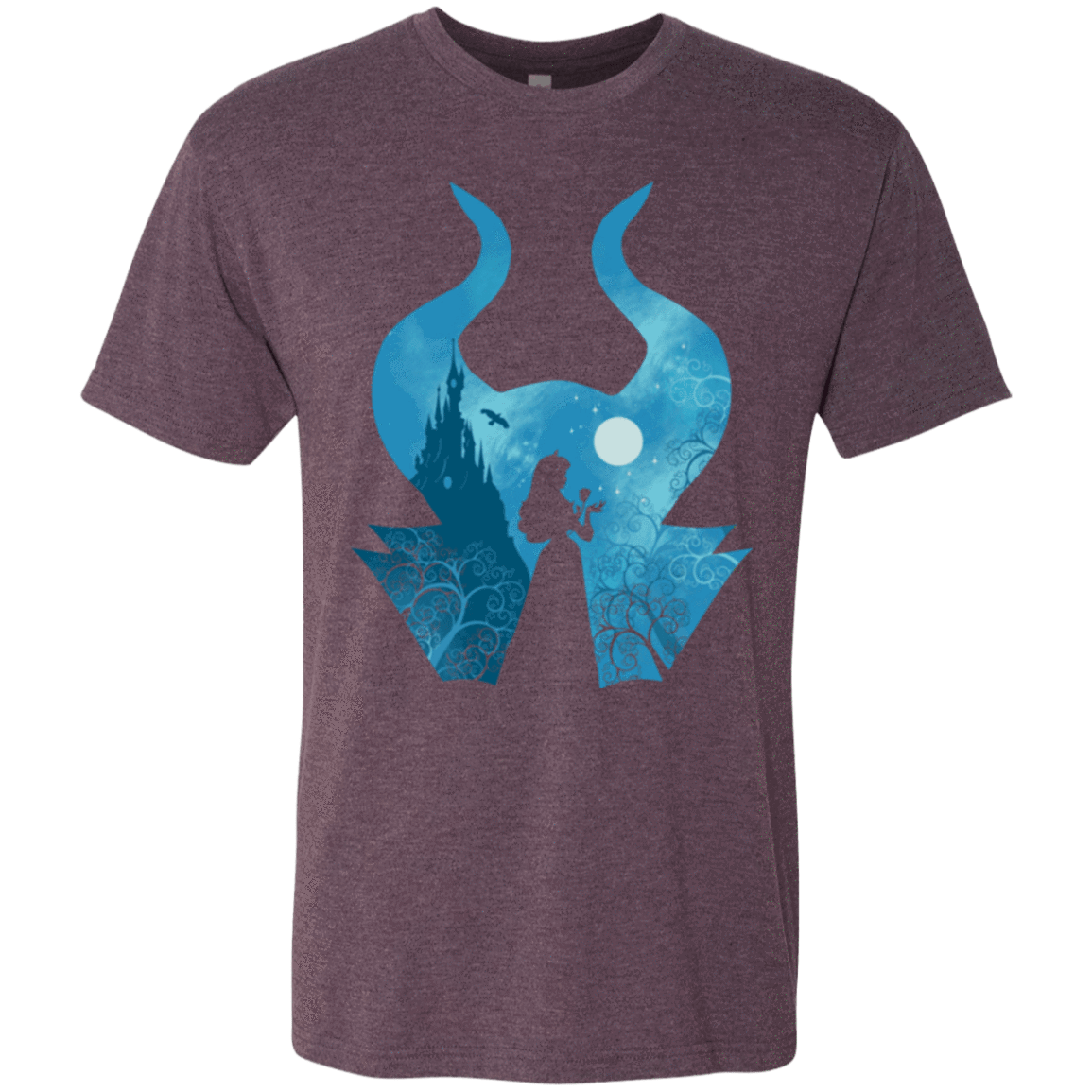 T-Shirts Vintage Purple / S Sleeping Portrait Men's Triblend T-Shirt