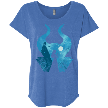 T-Shirts Vintage Royal / X-Small Sleeping Portrait Triblend Dolman Sleeve