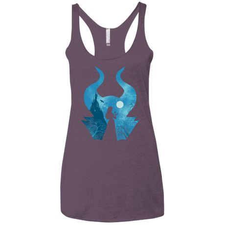 T-Shirts Vintage Purple / X-Small Sleeping Portrait Women's Triblend Racerback Tank